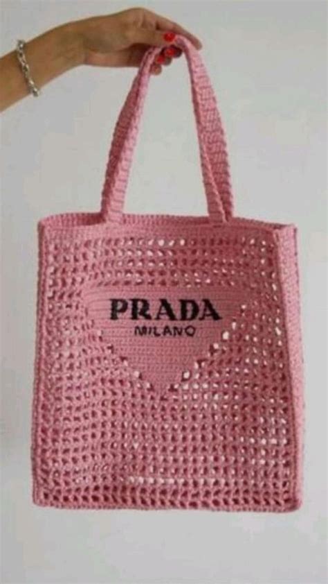 how to crochet prada bag